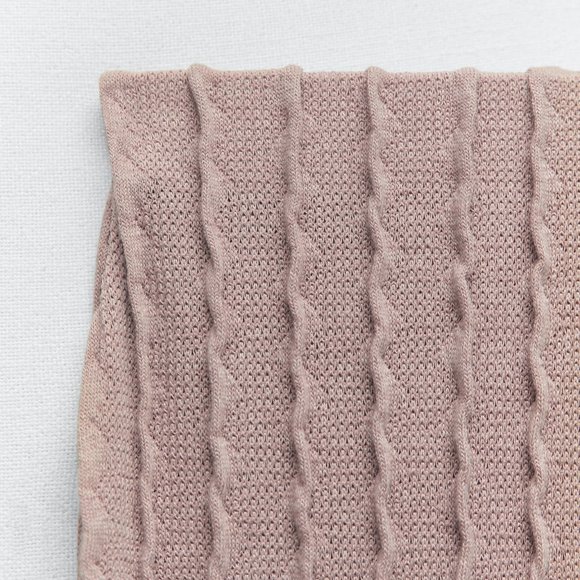 NWT Zara Textured Midi Skirt - Medium - Picture 6 of 6